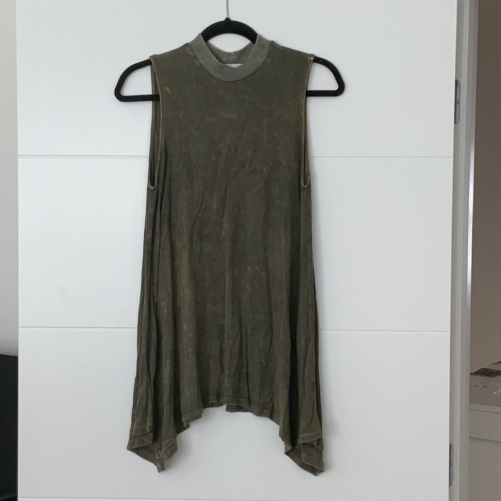Altar'd State Olive Green Tunic Top